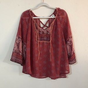 Cute flowy top